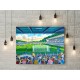 Adams Park Stadium Fine Art Canvas - Wycombe Wanderers FC